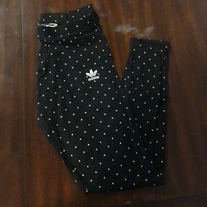 NWOT Adidas polka dot leggings Women’s small